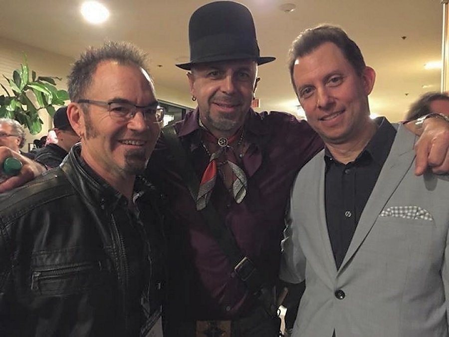 Rick Stojak with Zoro of Lenny Kravitz and Daniel Glass